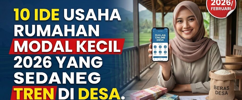 10 Peluang Usaha Rumahan Modal Kecil yang Menjanjikan di Tahun 2026